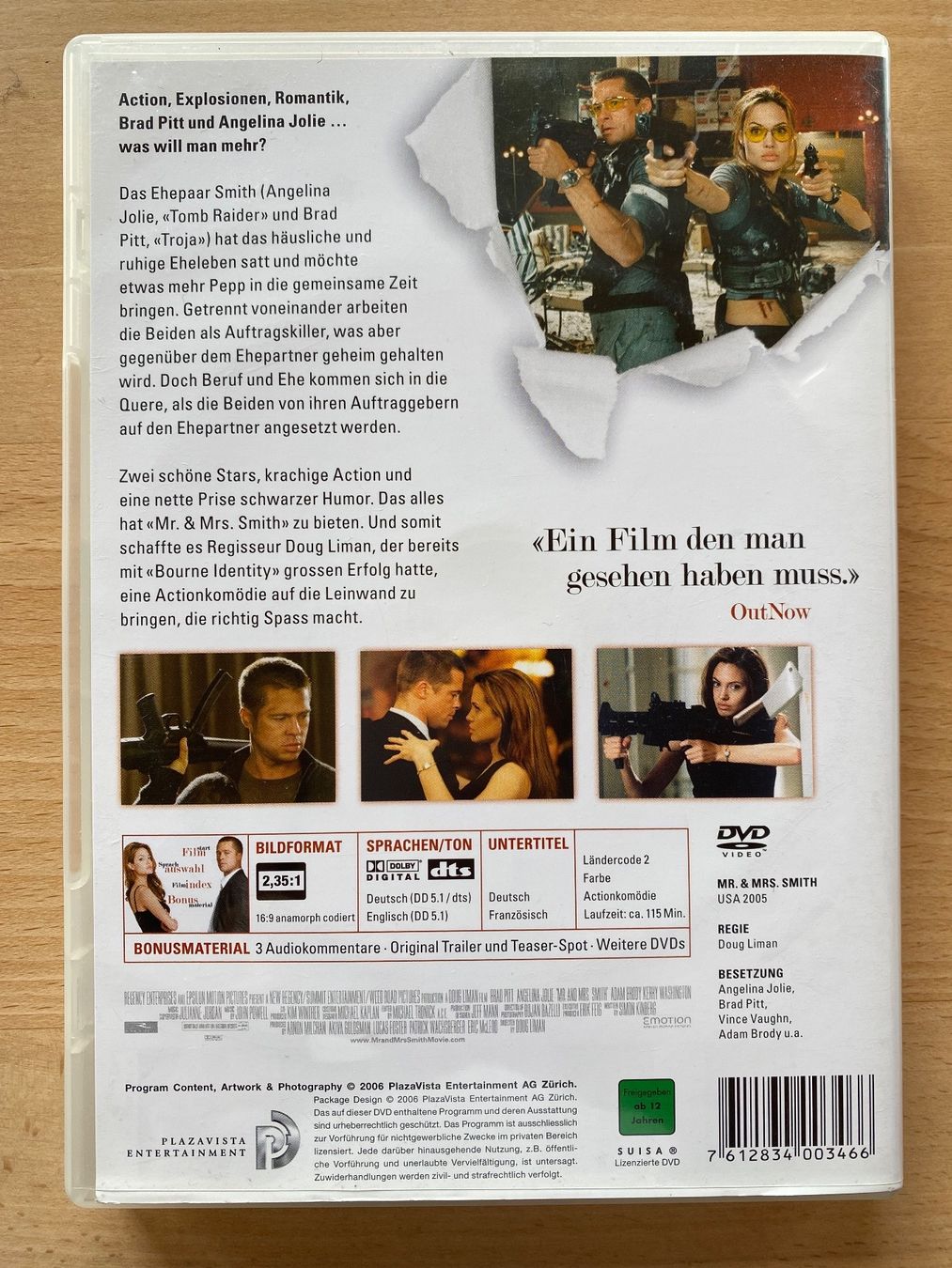 Alle DVDs: Mr. & Mrs. Smith - DVD – Gebraucht aus Kriens von Noldi4899 1