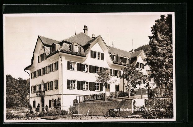 Cartoline postali: Auboden-Brunnadern, Ansicht eines Ferien – Usato da Berlin venduto da bartko-reher