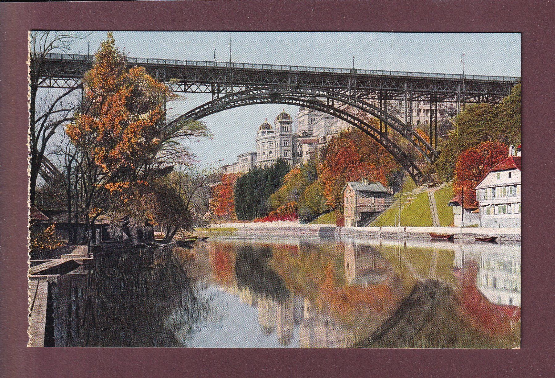 Cartoline postali: BERN - Bundespalast - Kirchenfeldbrücke – Usato da Pully venduto da nicecards
