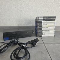 Sony PlayStation 2 PS2 Fat + 14 Spiele + Memory Card + Kabel