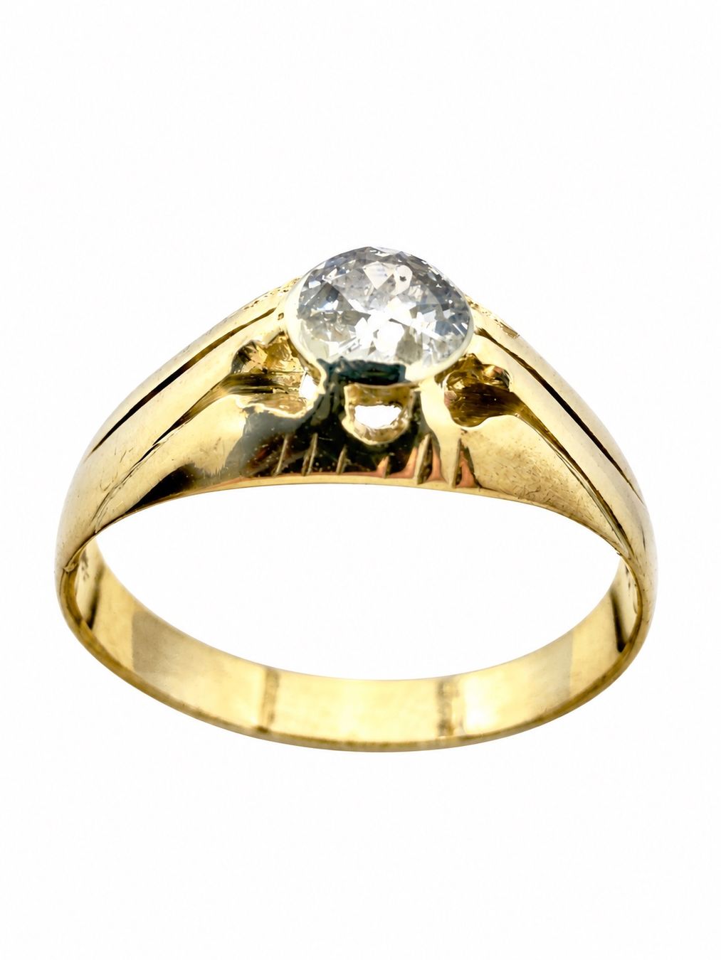 Anelli: 585 Gold Ring 050 Ct Brillant – Usato da Murg venduto da MTGold 4