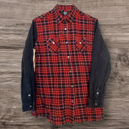 EMP Hemd Holzfäller Hemd Rot Schwarz 2XL Top Zustand!