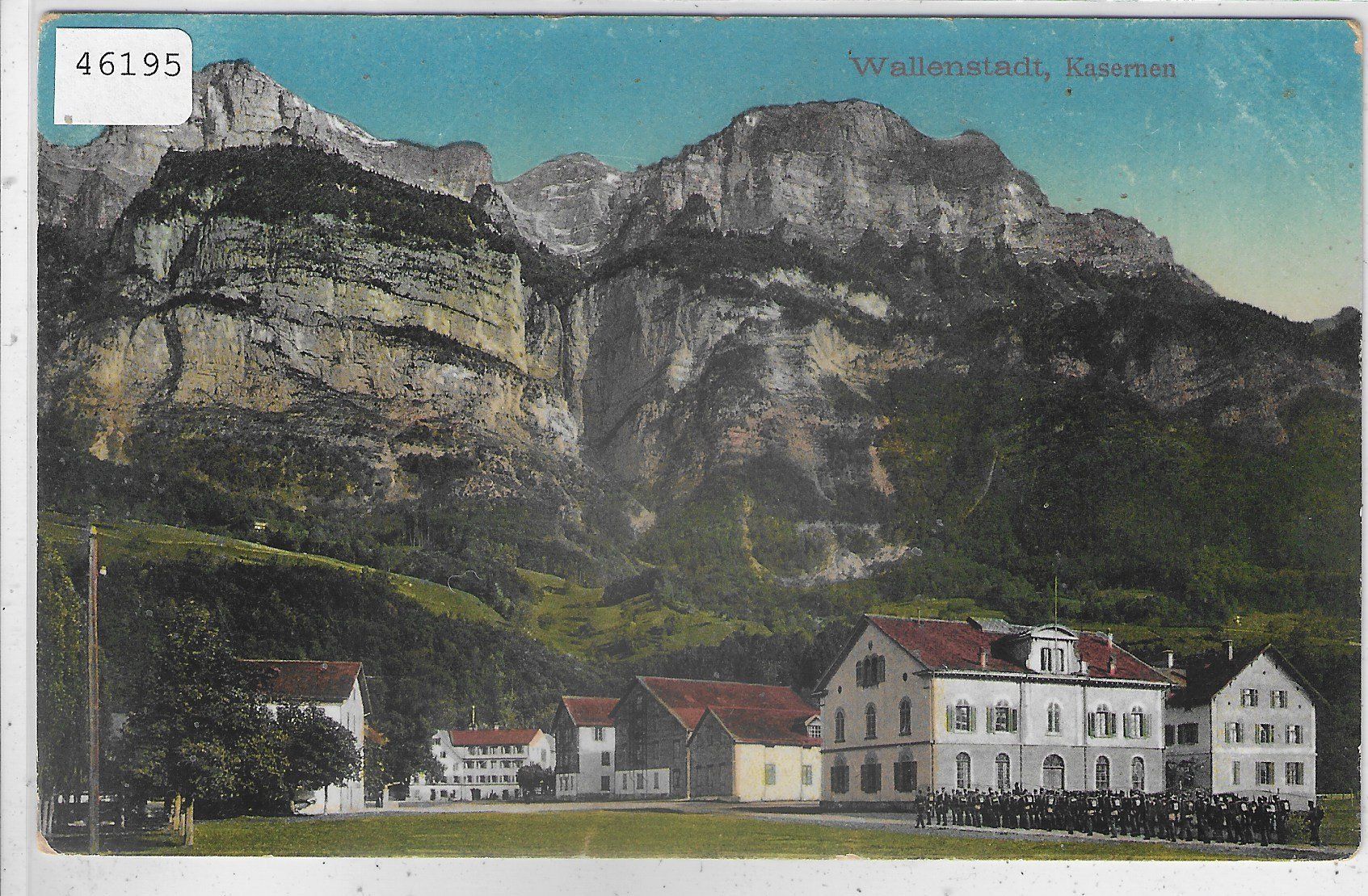 Cartoline postali: Wallenstadt - Kasernen – Usato da Ettingen venduto da Kartenplanet