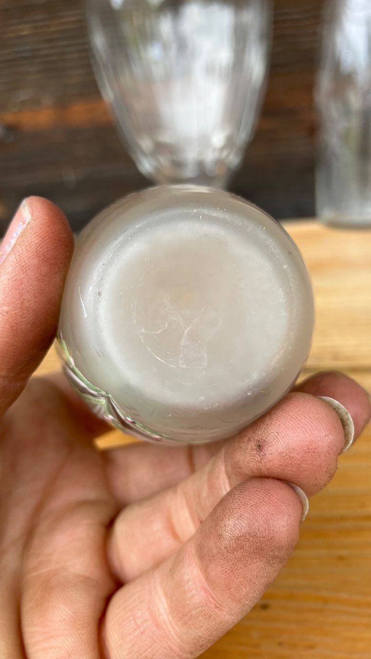 Vasen & Gefässe: Vase edelweiss antik ancien peint – Gebraucht aus St-Cierges von LeRegain 4