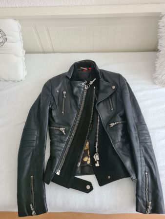Philipp Plein Lederjacke Lammleder