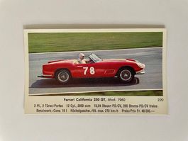 Eikon Sammelbild 220 / Ferrari California 250 GT