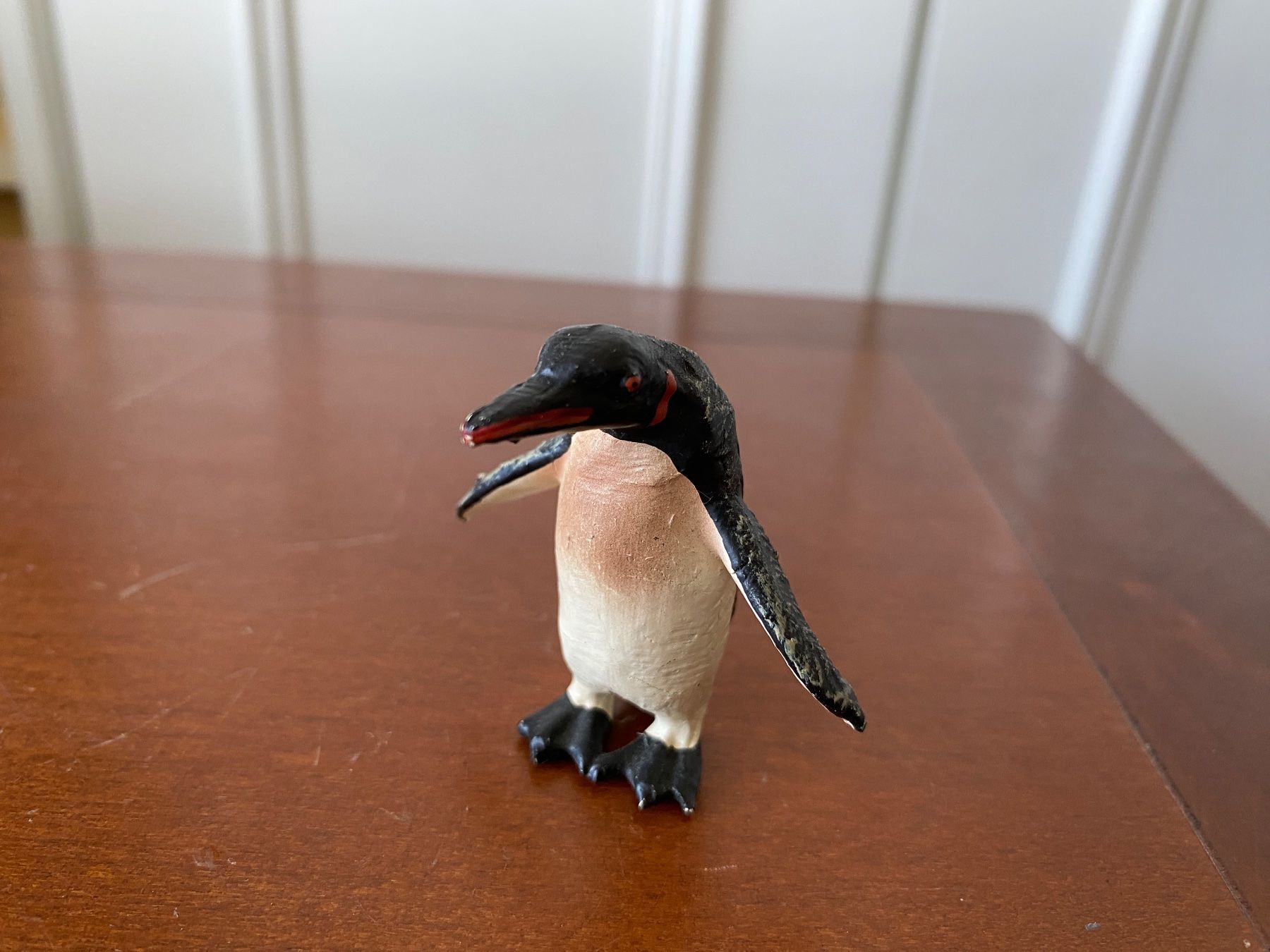 Elastolin Spielzeuge: Pinguin  - altes Elastolin Lineol Massetier wunderschön 11cm – Gebraucht aus THERWIL von Fcbbasel