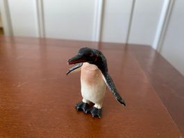 Pinguin  - altes Elastolin Lineol Massetier wunderschön 11cm