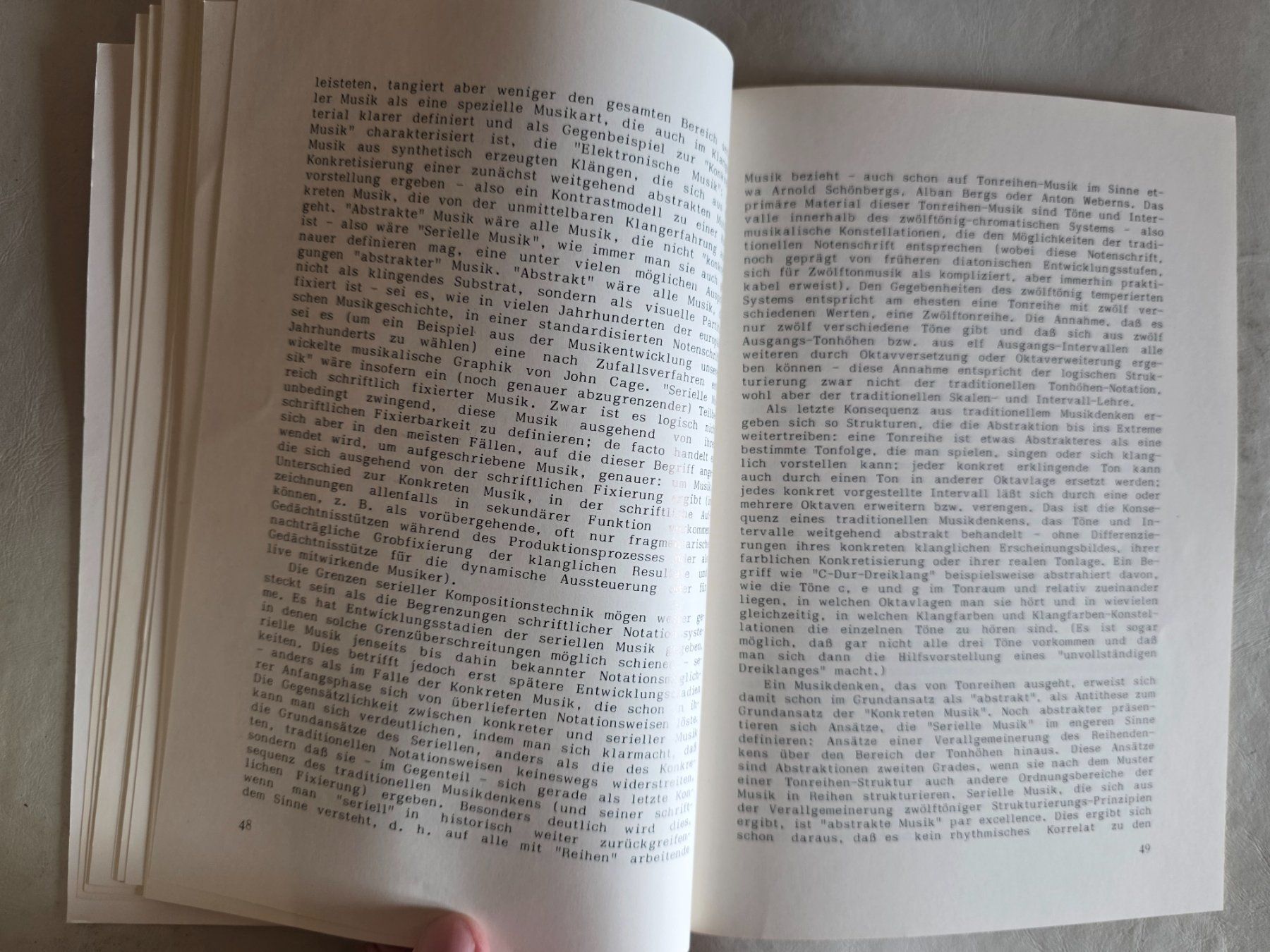 Libri: Musik und Theorie - Schott - Rudolf Stephan - 1987 – Usato da Walterswil BE venduto da Lonitti 1