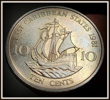 EAST CARIBBEAN STATES 10 CENTS 1981