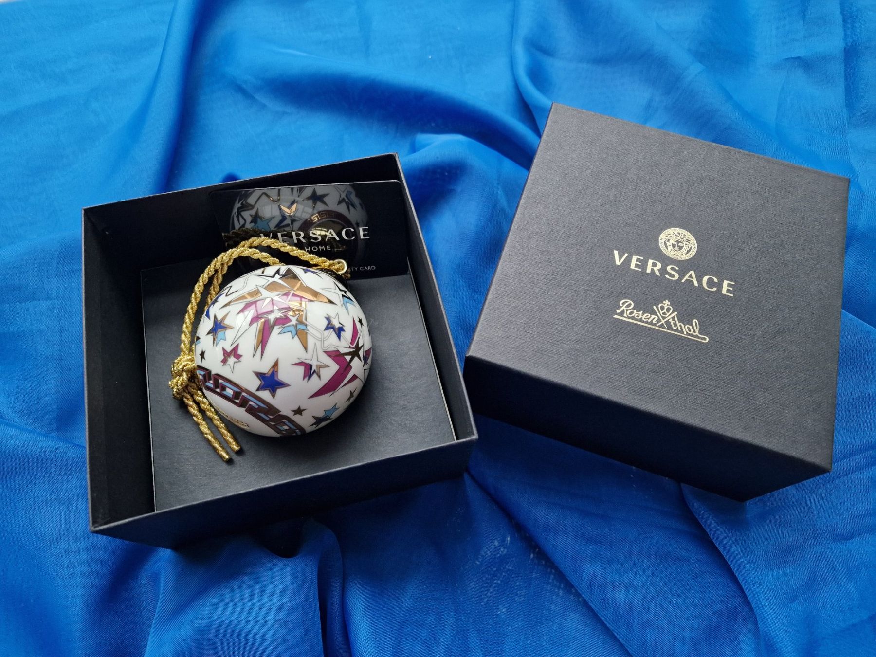 Rosenthal Tutte le decorazioni: 12 Exklusive Versace Weihnachtskugeln "Infinite Dreams" – Usato da Sargans venduto da pjo01 3