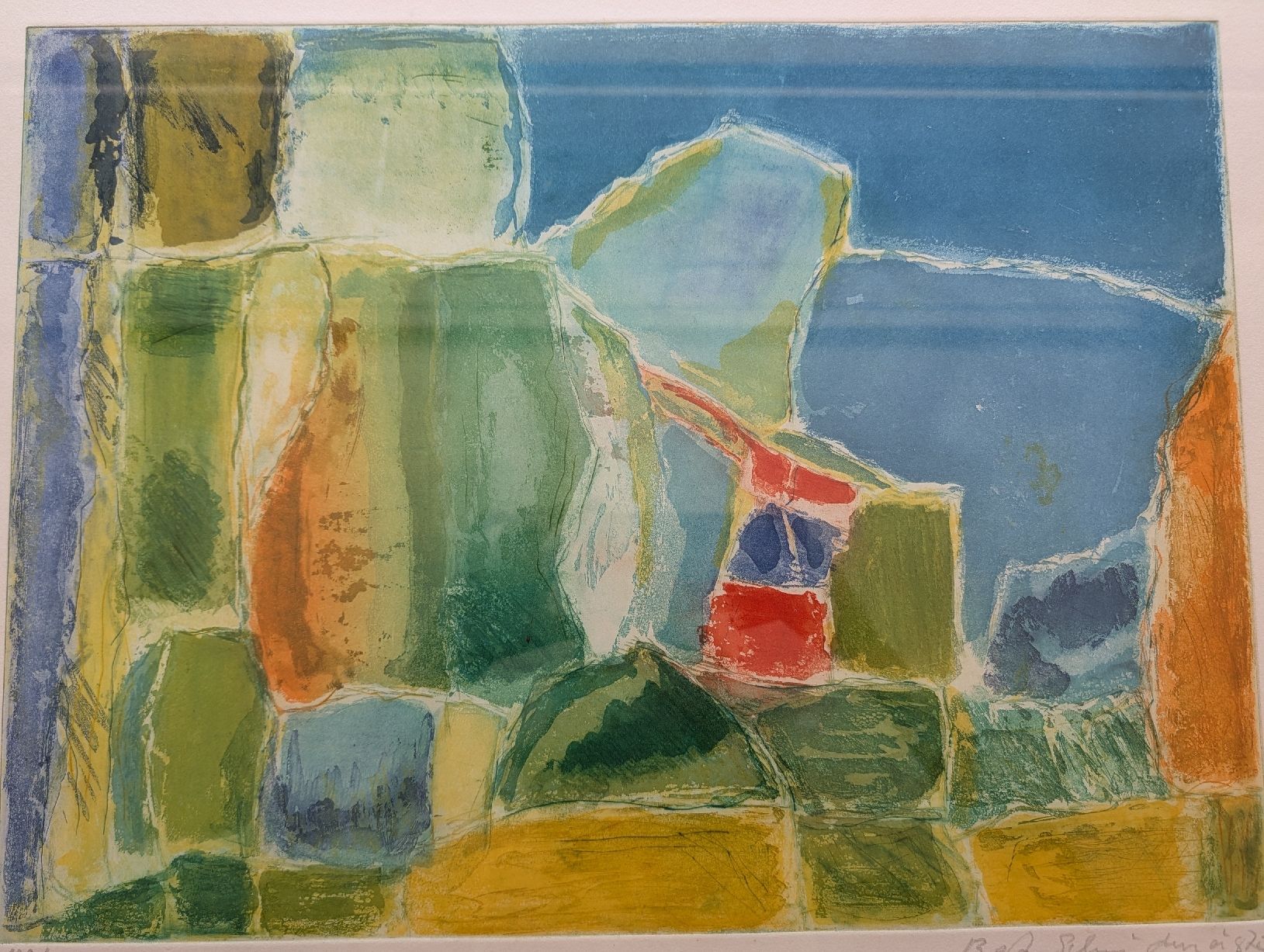 Dipinti: Bert Schmidmeister – Signed & Numbered Original 40/60 – Usato da Zürich venduto da Lili.bp 3