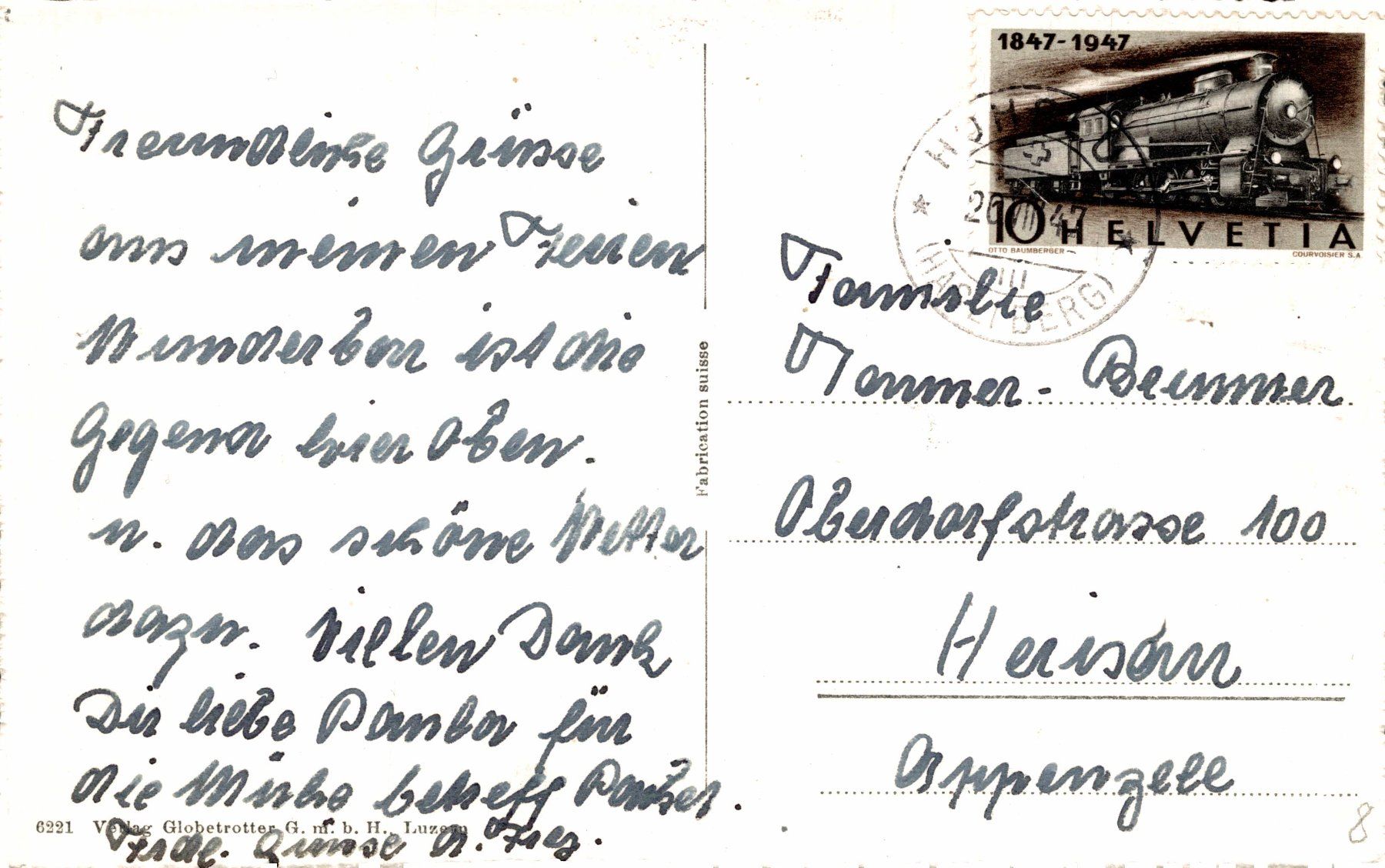 Cartoline postali: Hohfluh - Hasliberg – Usato da Bronschhofen venduto da Astore 1