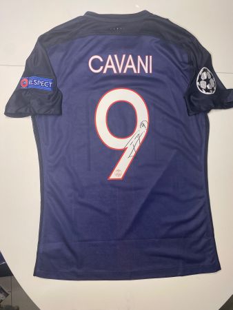 PSG #9 Cavani Match Trikot mit Unterschrift SOMMER SALE !!!!