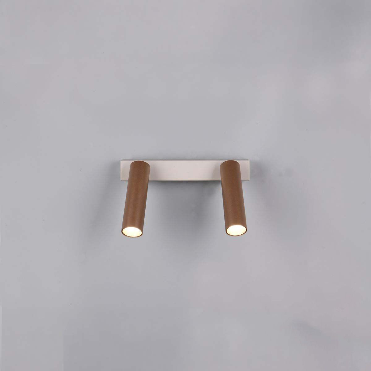 Lampade: Strahler, 2er, Coffee, 26 cm x 4 cm – Nuovo (secondo la descrizione) da Kreuzlingen venduto da Smart-Light 3
