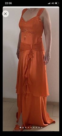 Apart Designer Abendkleid & Sandaletten Gr. 38