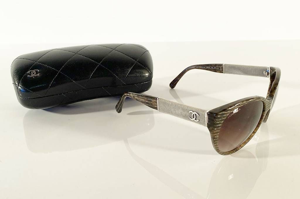 Original Chanel Sonnenbrille 5259 Braun / Grau Top Zustand (Gebraucht ...