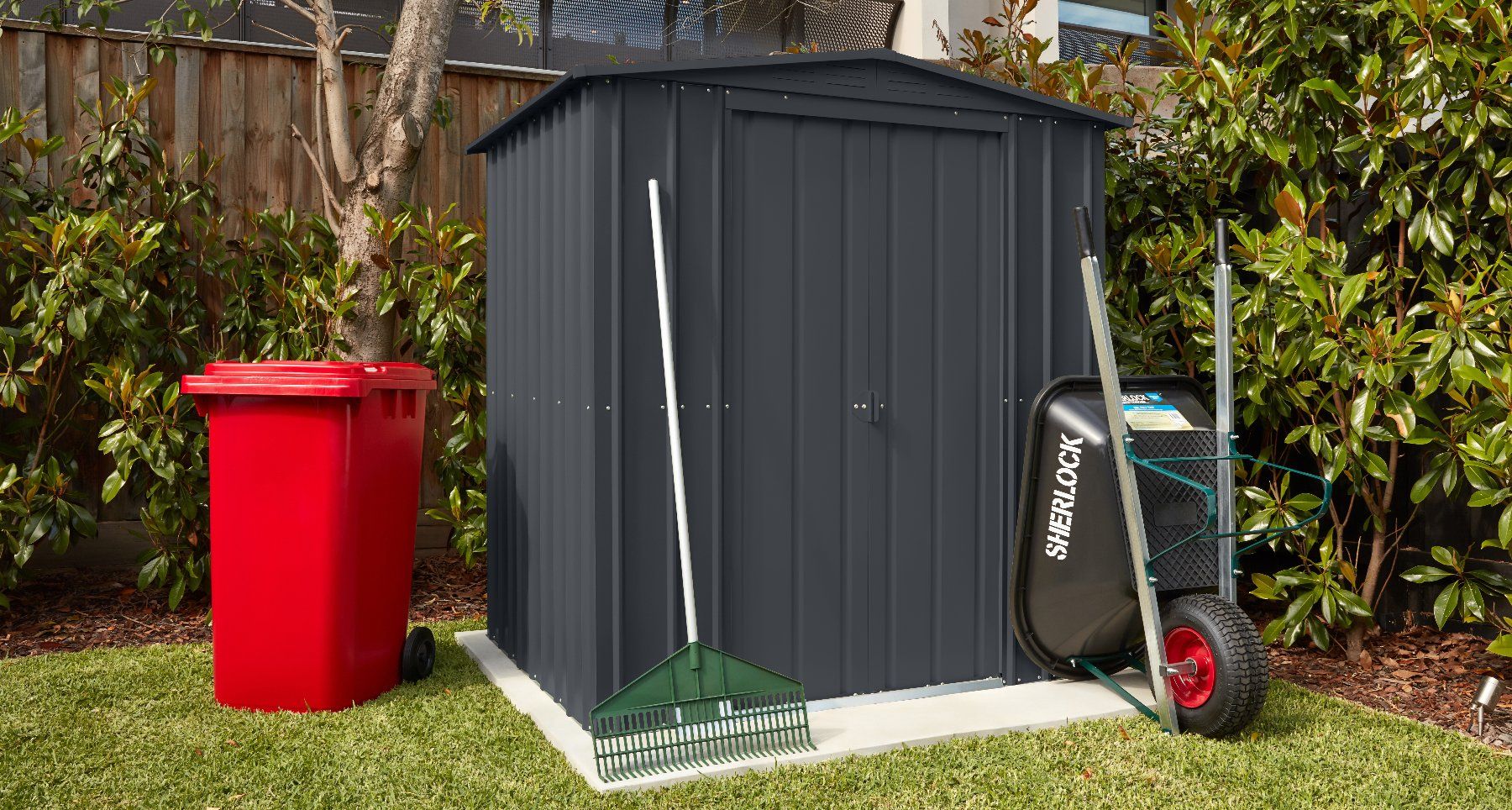 Casette da giardino & serre: Metallhaus 6x5 – Nuovo e nell'imballaggio originale da Erlinsbach venduto da Home-World 2