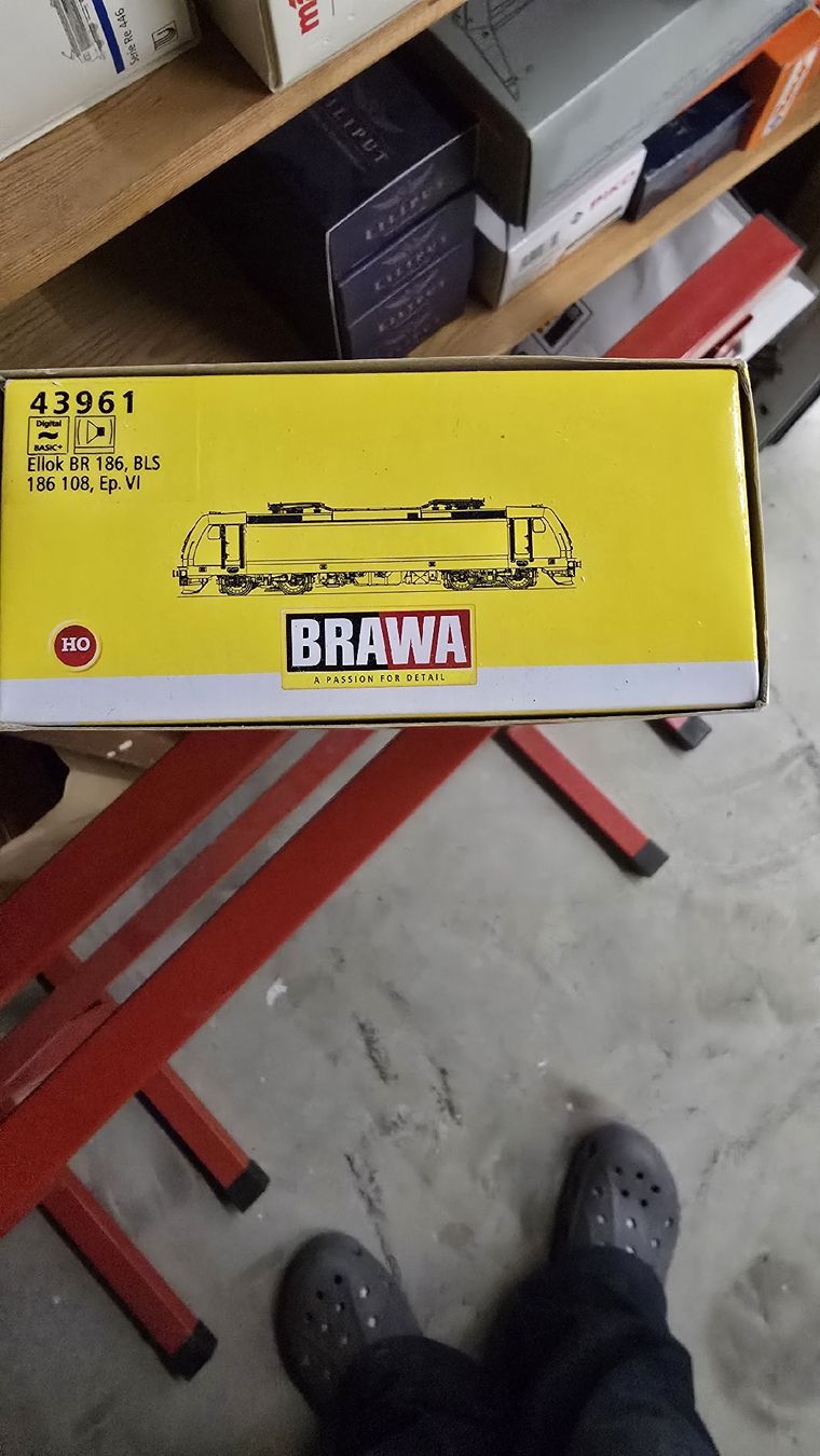 Brawa Modellini di ferrovie: Re 186 BLS,digital ,Brawa,Neuve – Nuovo e nell'imballaggio originale da la cibourg venduto da t-m-a 2