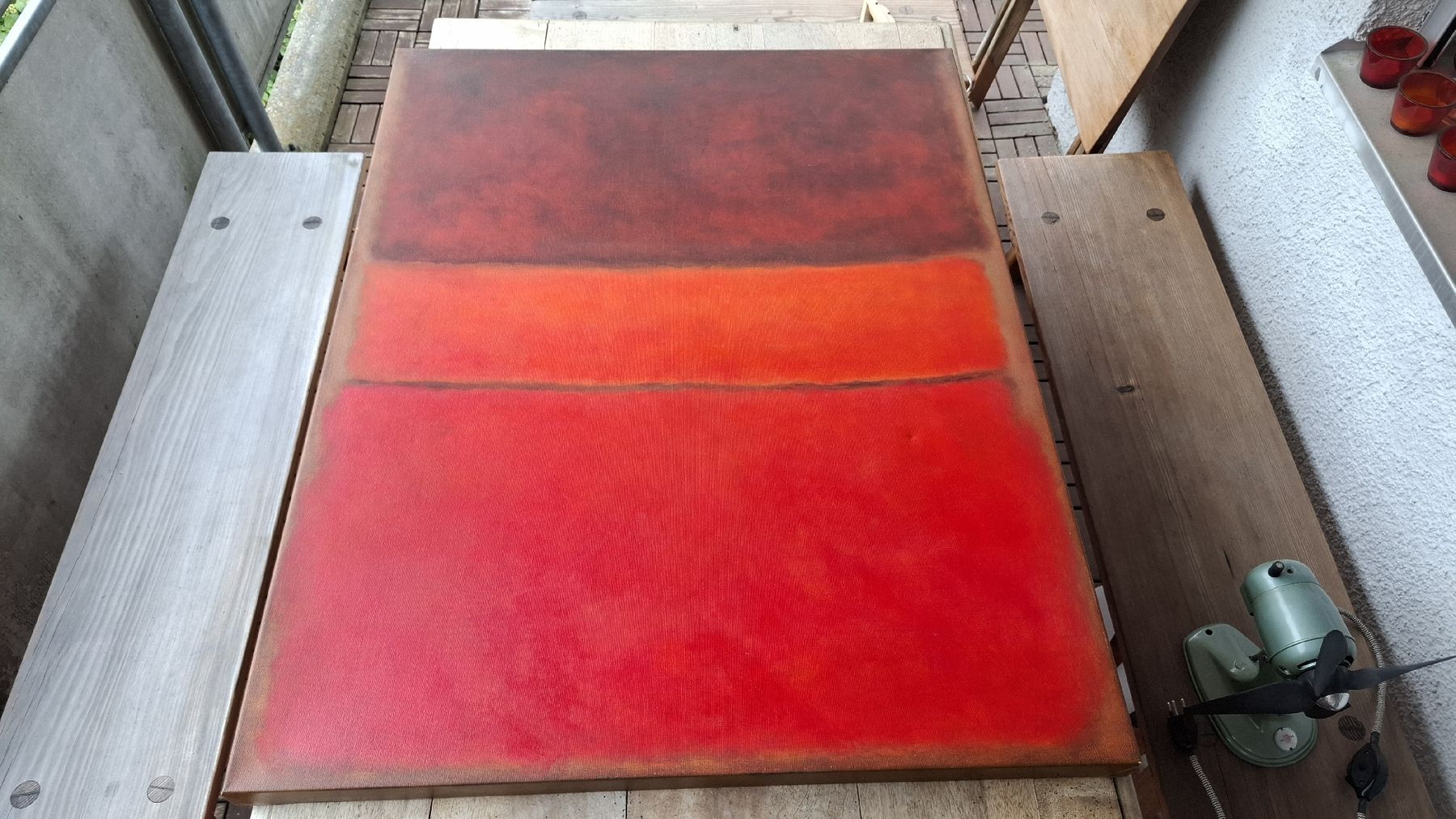 Dipinti: Rothko Style Ölbild auf Holzrahmen – Usato da Zürich venduto da witike 4