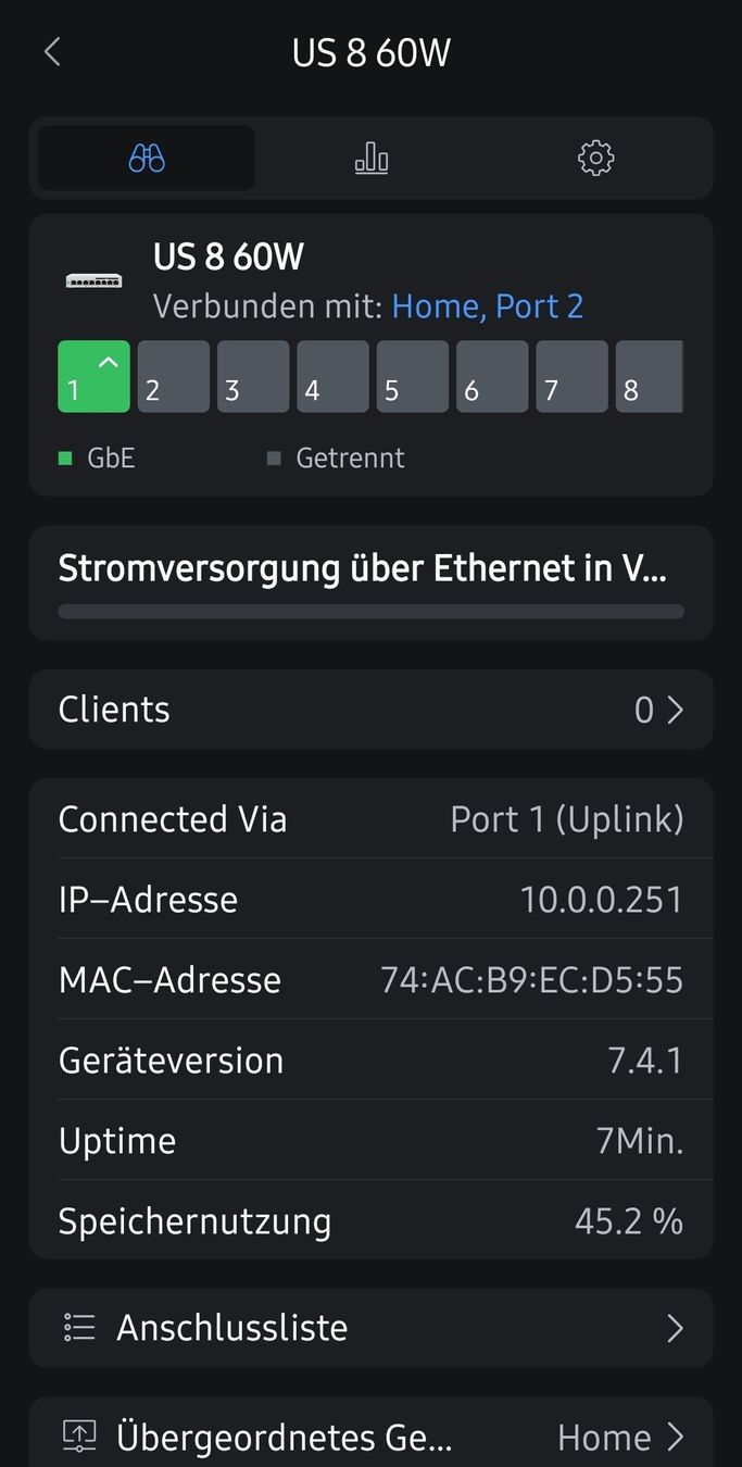 Ubiquiti Hubs & Switches: Unifi 8 PoE 8-60W – D'occasion à Ormalingen par duftladen 1