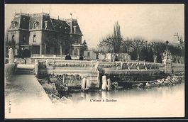 AK Genève, Panorama en hiver