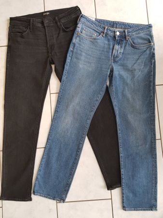 2 Herren Hosen, Jeans Gr. M, US 32, Pullover, Kleiderpaket