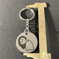 NEU/RAR: Coraline Metal Keychain Schlüsselanhänger Gravur