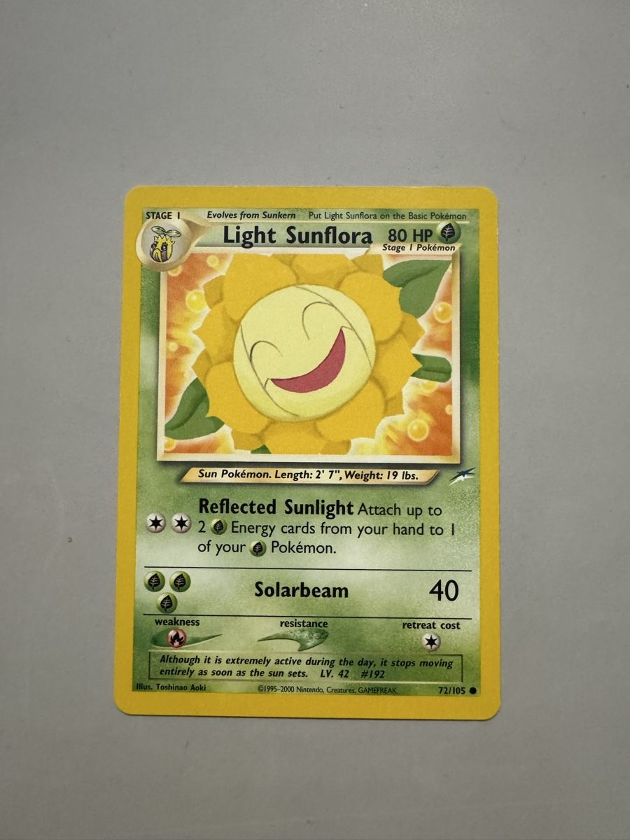 Pokémon Carte collezionabili: Light Sunflora 72/105 – Usato da Niederhasli venduto da tcgpoint