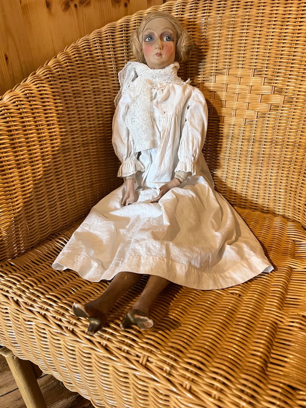 Bambole: Wunderschöne antike Boudoir-Puppe – Usato da Arboldswil venduto da Floehmi66 8
