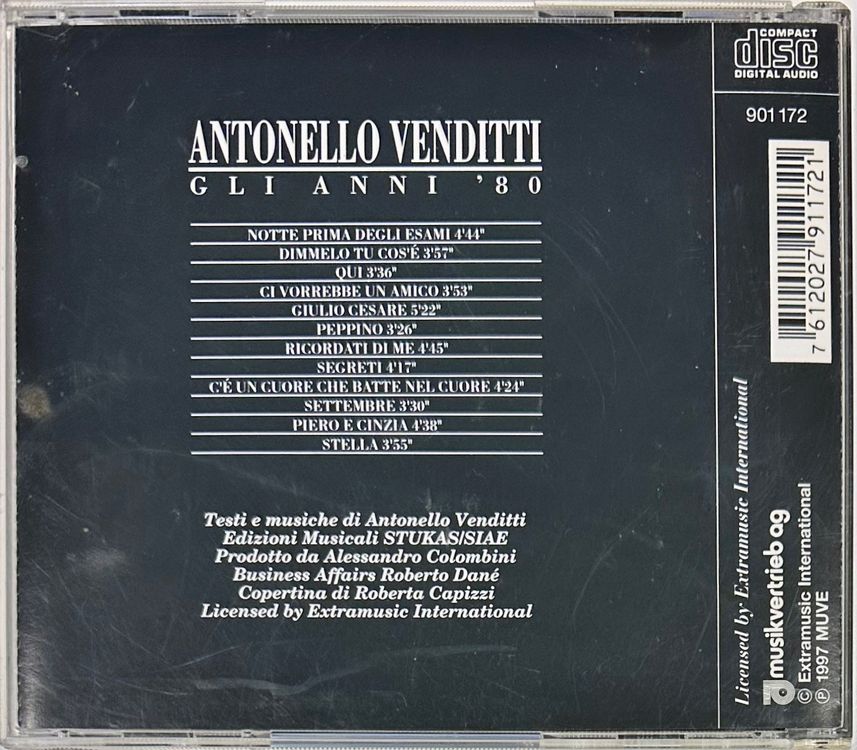 Antonello Venditti – Gli Anni '80 | Kaufen Auf Ricardo