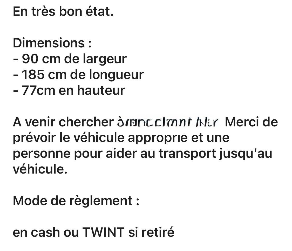 Conforama Tavoli: Table en verre – Usato da Lausanne venduto da Tounitz 4