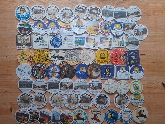 Untersetzer: Bierdeckel Sonnenbräu Rebstein – Gebraucht aus St.Gallen von Stocken64