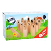 Wikingerspiel Kubb Nummern (Zahlen)