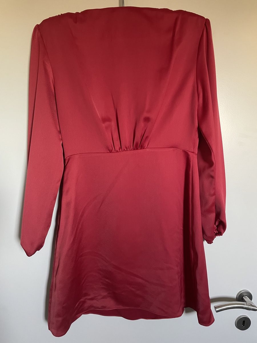 Sandro Vestiti: Robe Sandro Paris rouge T42 FR élégante neuve chic – Nuovo e nell'imballaggio originale da Vuadens venduto da Nina11 1