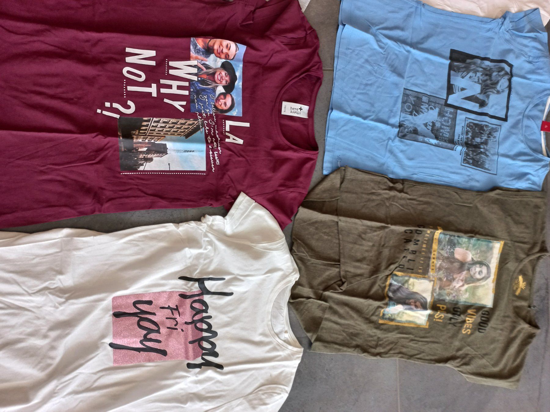 Camicette, T-shirt & Top: 6 T shirt Gr. 170/176 – Usato da Muri AG venduto da Bufr 1