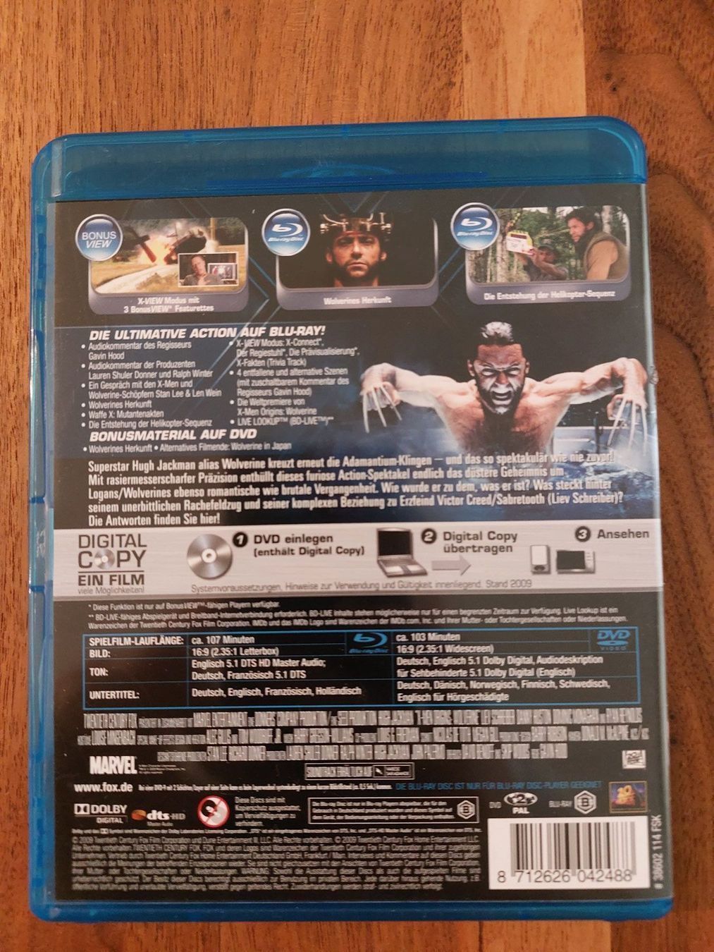 Tutti i DVDs: Blu Ray & DVD - X-Men Origins Wolverine – Usato da Rheinfelden venduto da FilmAuktion 1