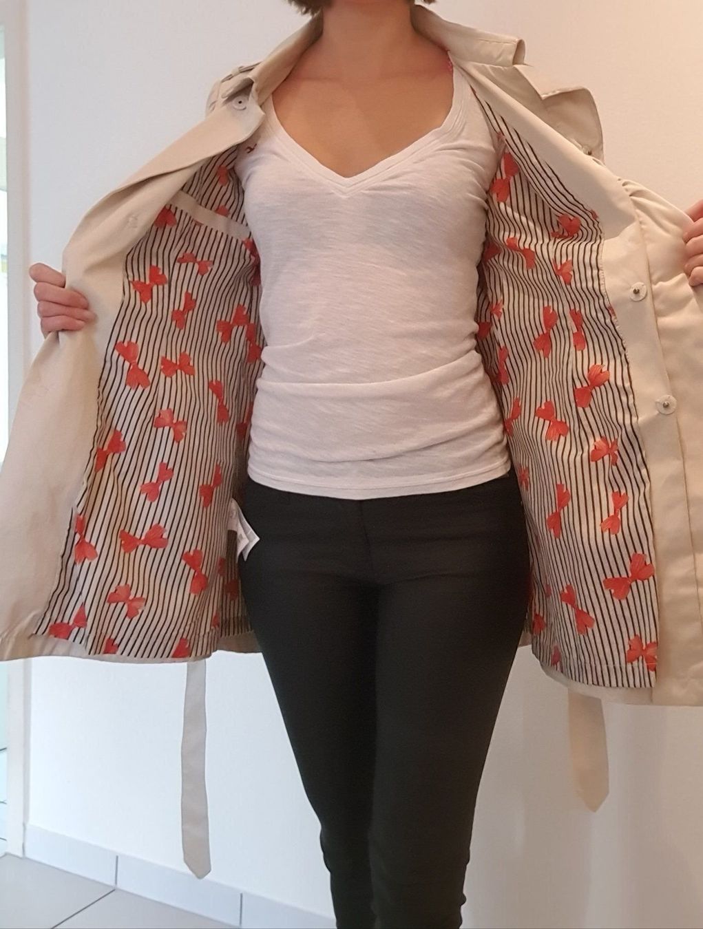 Mäntel: Jacke beige Vila Frühling/Herbst – Gebraucht aus Zollikerberg von Sell-Buy-it 3