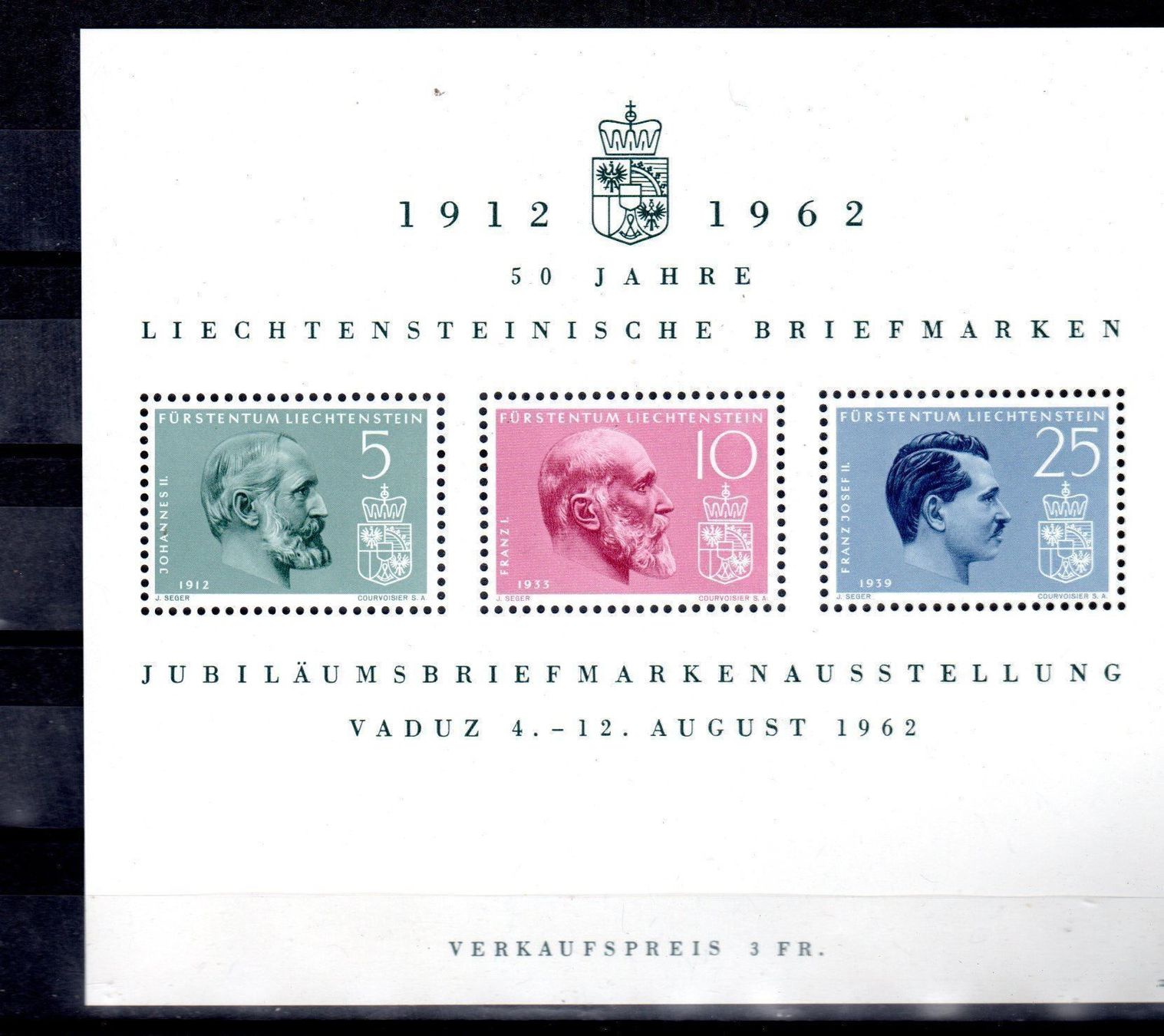 Alle Briefmarken: Liechtenstein Block Nr. 6 / W32 ** – Neu (gemäss Beschreibung) aus Remetschwil von Hofiii