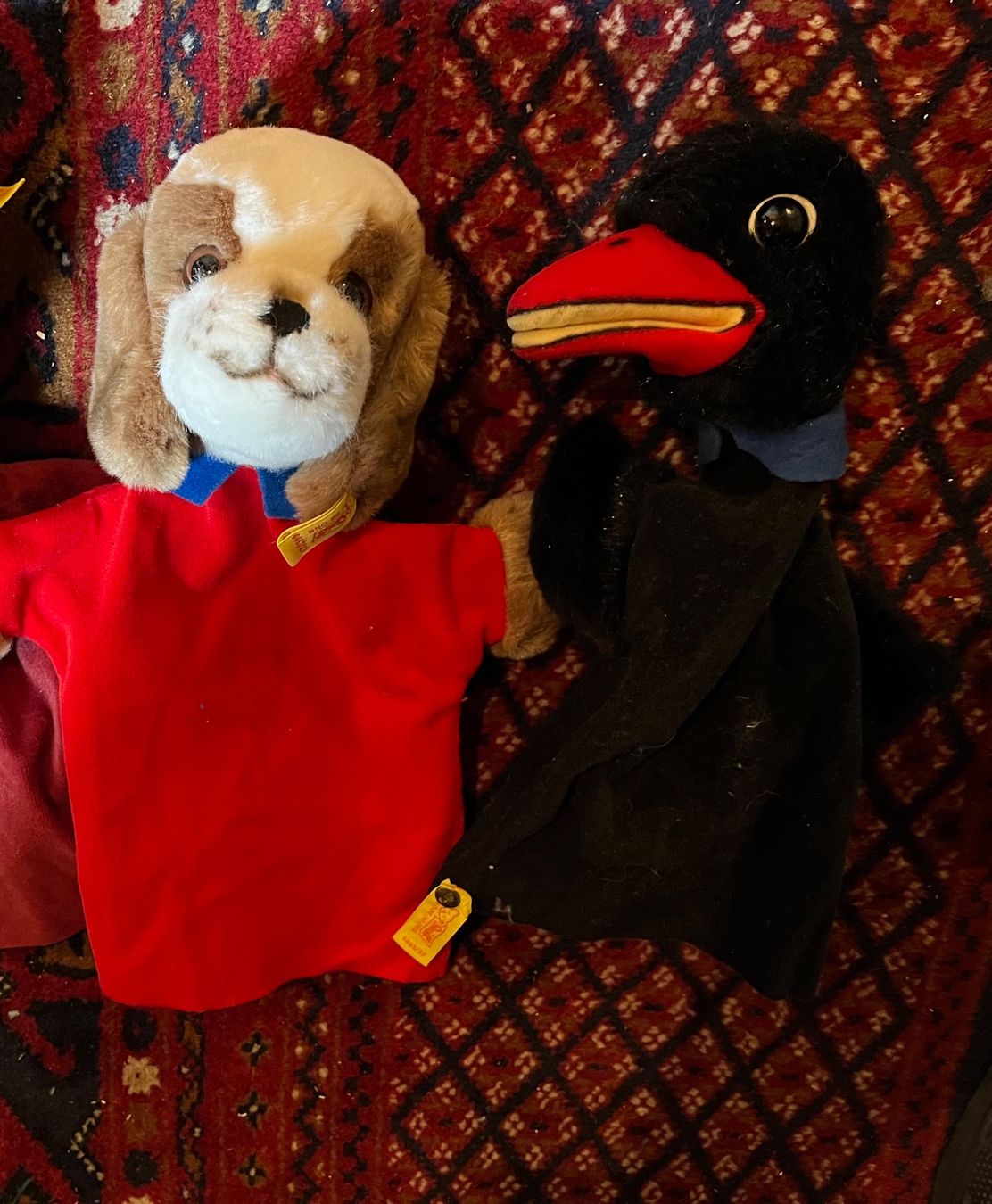 Steiff Giocattoli: 2 ältere Steiff Handpuppen, Vintage – Usato da Urnäsch venduto da schneewittli. 2