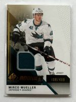 Upper Deck NHL Mirco Mueller nummeriert #408/499 Trikotserie