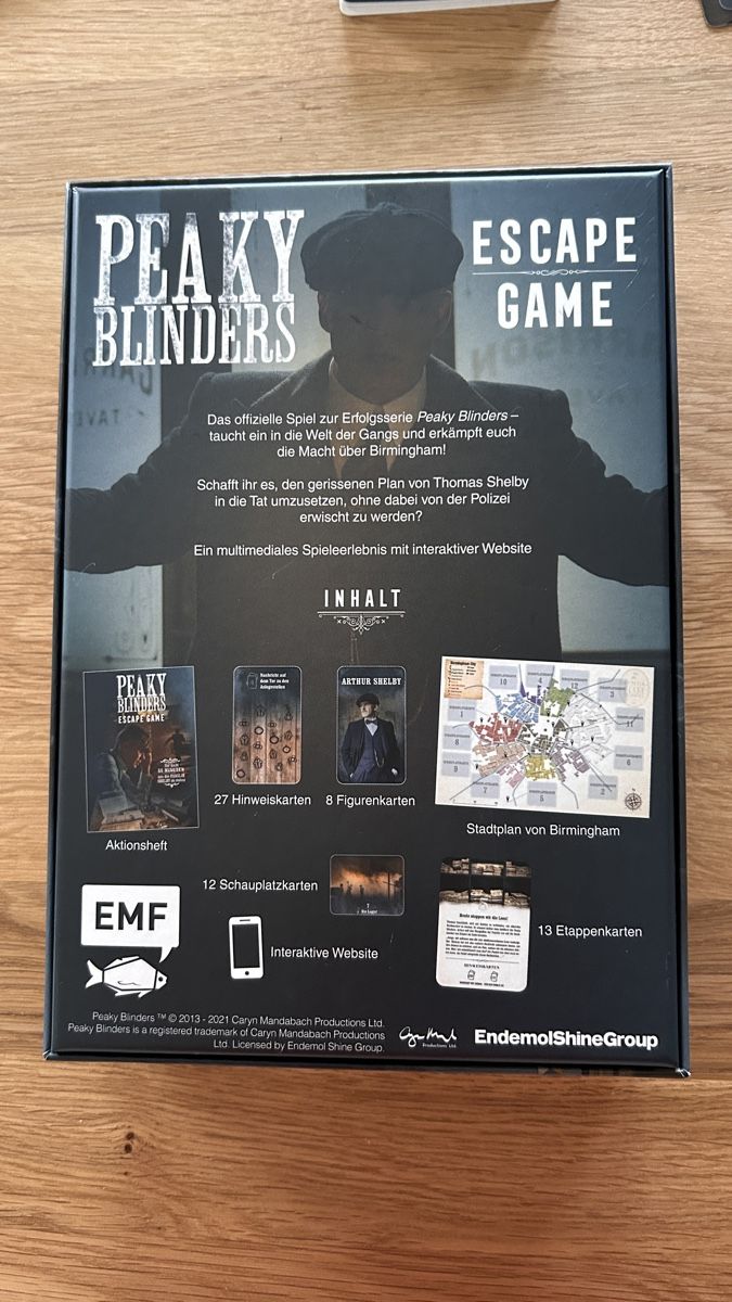 Giochi: Peaky Blinders Escape Game – Nuovo (secondo la descrizione) da Uster venduto da roc_25k6 2