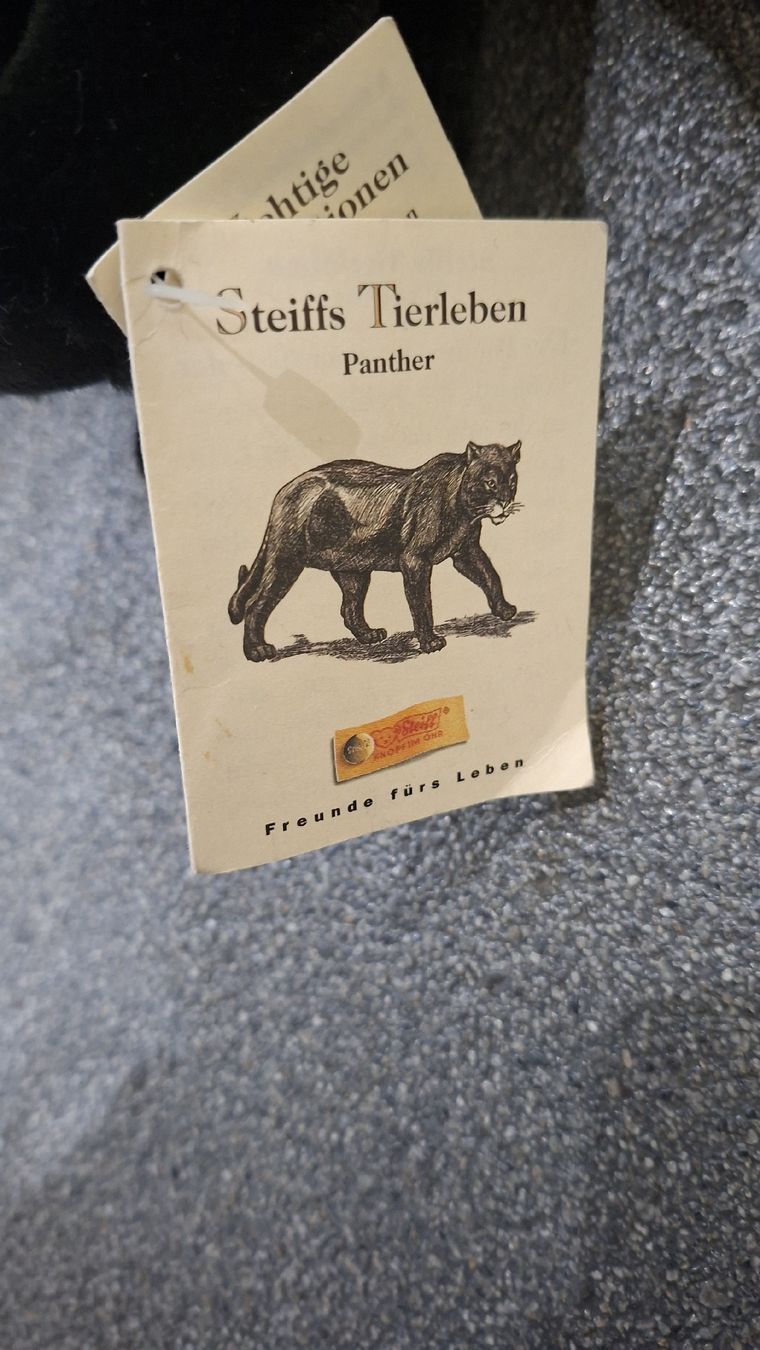 Steiff Giocattoli: Steiff Panther 065019 – Usato da Hünenberg venduto da 1902 5