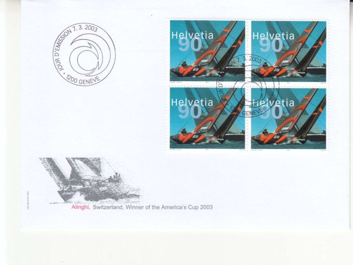 Tutti i francobolli: SBK 1084 im 4er-Block FDC – Usato da Bürglen TG venduto da StampGraf
