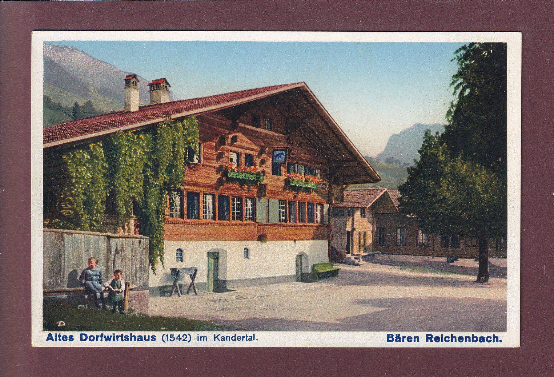 Cartoline postali: Kandertal - Bären REICHENBACH – Usato da Pully venduto da nicecards