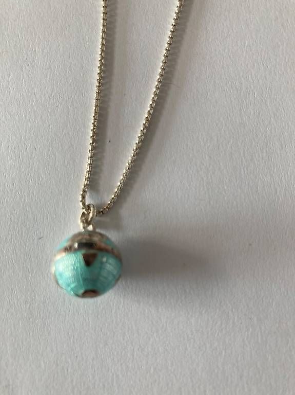 Thomas Sabo Catenine: nie getragene Thomas Sabo Silberkette mit Weltkugel – Nuovo e nell'imballaggio originale da Otelfingen venduto da pat_8jmb 1