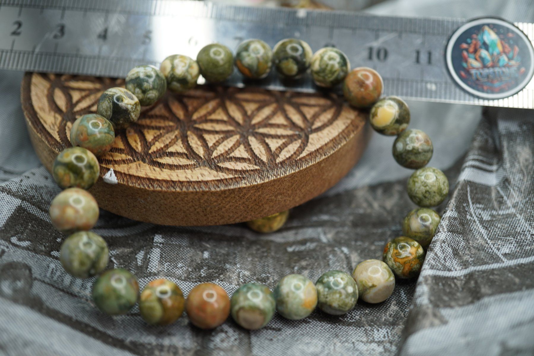 Minerali & Pietre curative: Urwaldryolith     Armband 8mm    (Räumung!) – Nuovo e nell'imballaggio originale da Eschenbach SG venduto da topstone 4
