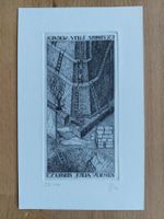 Exlibris Andreas Raub - Orig. Radierung signiert