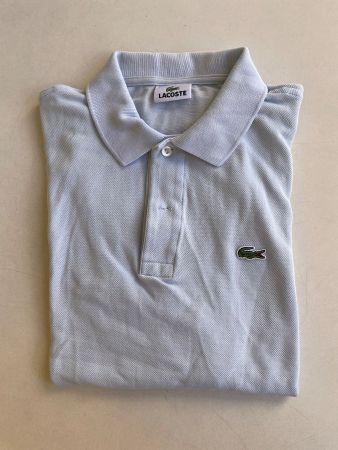 Polo-Shirt von LACOSTE, hellblau Gr. 4/M, sehr guter Zustand