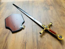 XXL SCHWERT der Freimaurer Stahl 120cm NEU